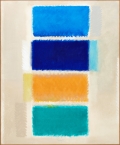 Heinz Mack, Vier Farbfelder (Four Colour Fields), 1999, Chromatische Konstellation (Chromatic Constellation), Acrylic on canvas, 180 x 150 cm | 70.87 x 59.06 in, # MACK0074 