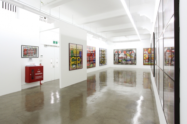 Installation view | GILBERT & GEORGE | UTOPIAN PICTURES | Solo exhibition at ARNDT Singapore | January 19 - April 5, 2015 