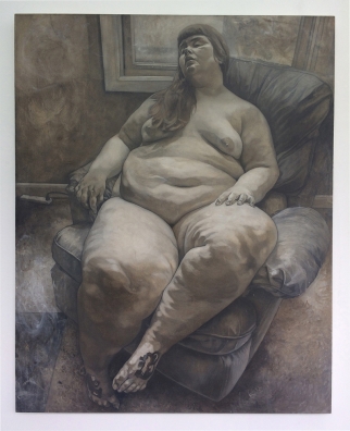 Kaloy Sanchez, Rabelais and her world, 2014, acrylic on canvas, 152.4 x 121.92 cm | 60 x 48 in, SANC0006 