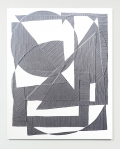 Amir Nikravan, Mask II, 2015, Acrylic on Fabric over Aluminum, 152,4 × 121,92 cm, NIKR0012 