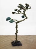 Geraldine Javier, Element of Magic is back, 2013, Sculpture: Preserved tree covered with tatting lace, # JAVI0007 