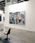 Installation view, right side: Jitish Kallat, Art Basel Hong Kong 2014  