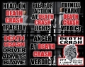Gilbert & George, DEATH CRASH, From: London Pictures, 2011, 6 panels, 151 x 190 cm | 59.45 x 74.8 in, # GILB0126 