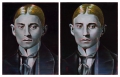 Fendry Ekel, Bohemian Twins (#1 & #2), 2013, Oil and Acrylic on canvas, Each 90 x 70 cm | 35.43 x 27.56 in 