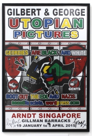 Poster: Poster panel format, Gilbert & George UTOPIAN PICTURES, 2015  