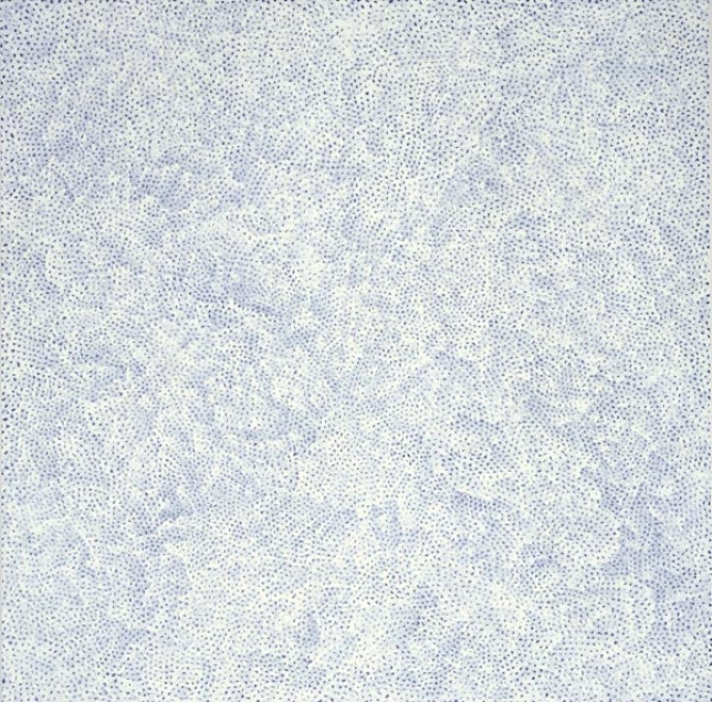 Yayoi Kusama, Infinity-Nets (HOPHTS), 2006, acrylic on canvas, 146x146 cm / 57,25 x 57,25 in 